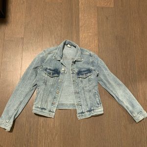 H&M denim crop Jean jacket, never worn, size 36
